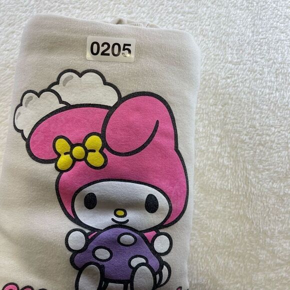 Sanrio My Melody Small Hoodie Pullover Cream Long Sleeve - Picture 10 of 10